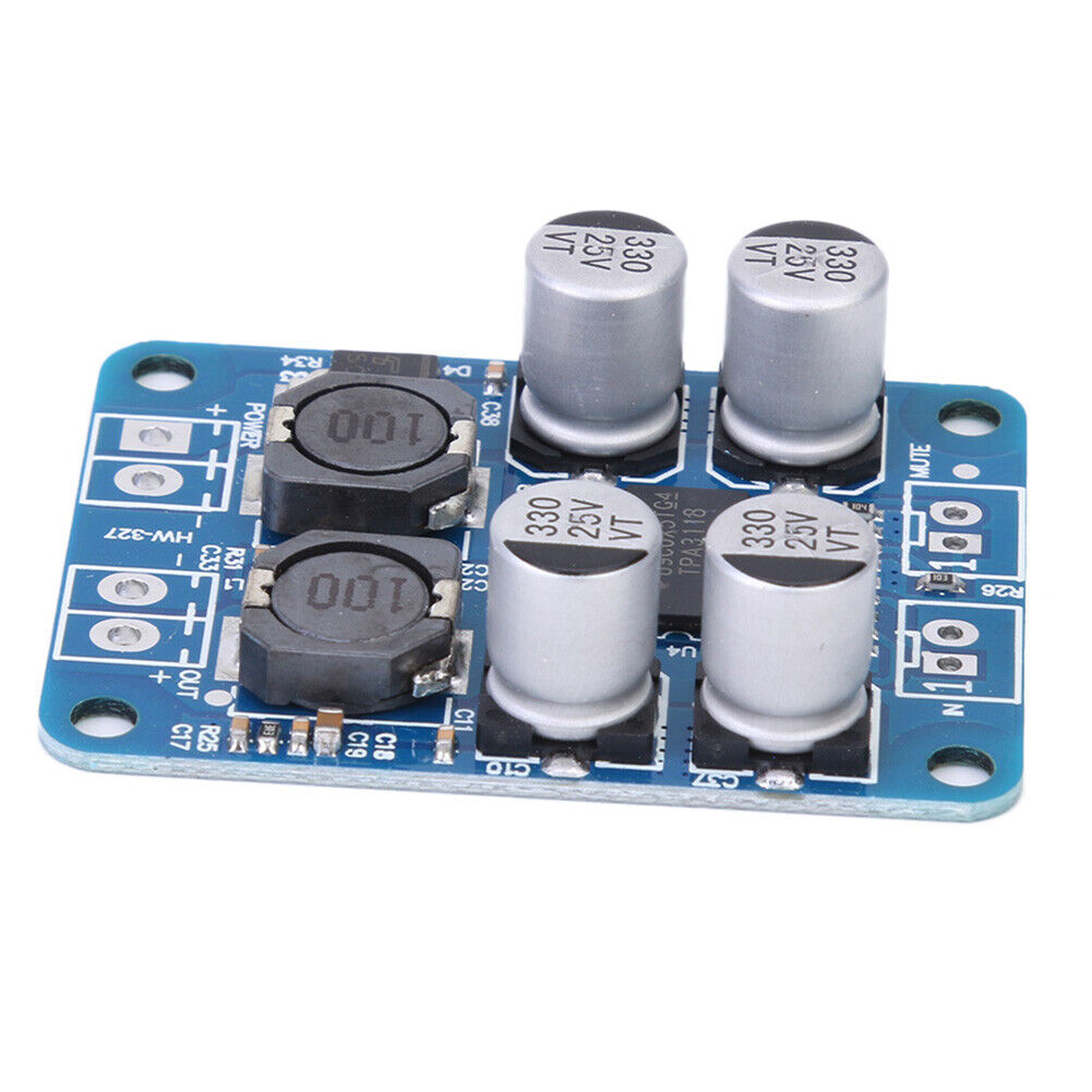 TPA3118 PBTL Mono DC8-24V 60W Digital Audio Amplifier Board AMP Module Chip