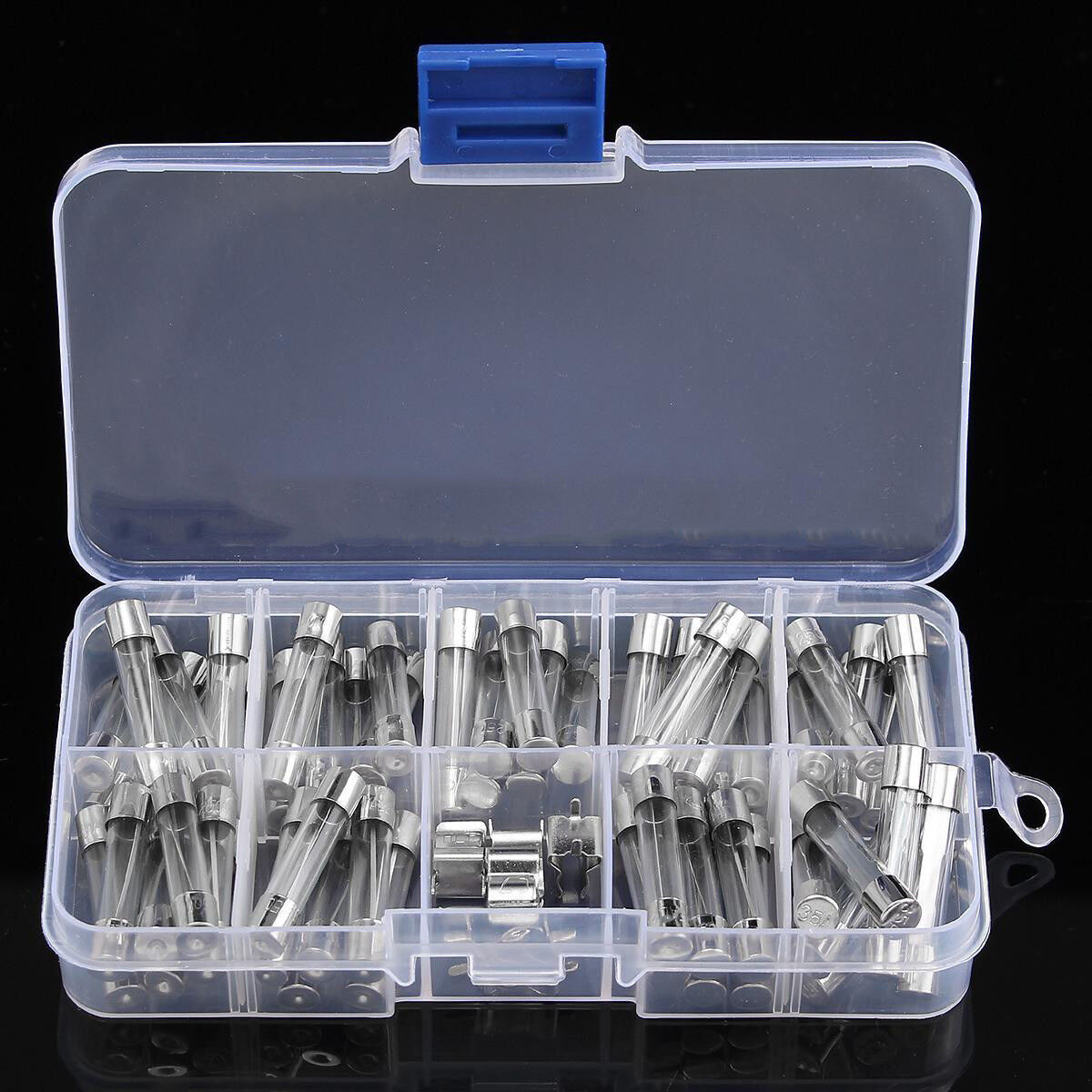 60 pcs Glass Fuse 6x30mm Quick Blow Fuses assortment glass fuse