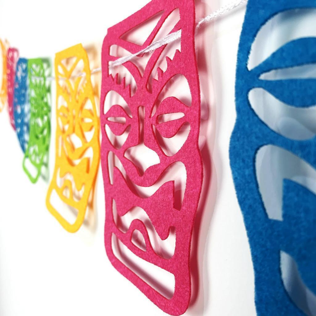 Hawai Bunting Non-Woven Fabric Banner Garland Luau Party Ornaments Favor
