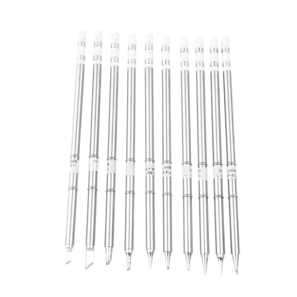 Replacement T12 Series Soldering Iron Tips Welding Tool for Hakko New 10pcs/pack