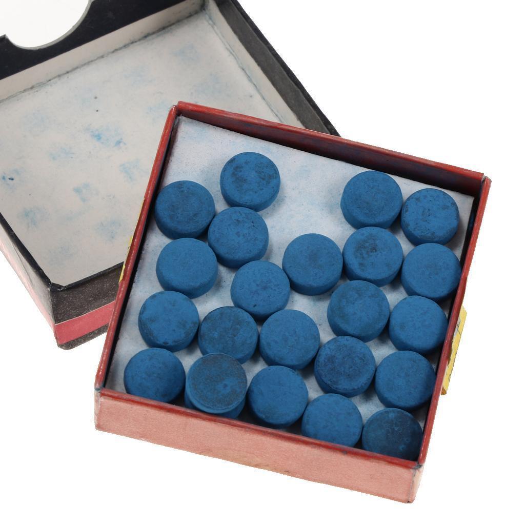 50Piece Billiard Pool Cue Tips Cue Pool Stick Replacement Tips with Box 9mm