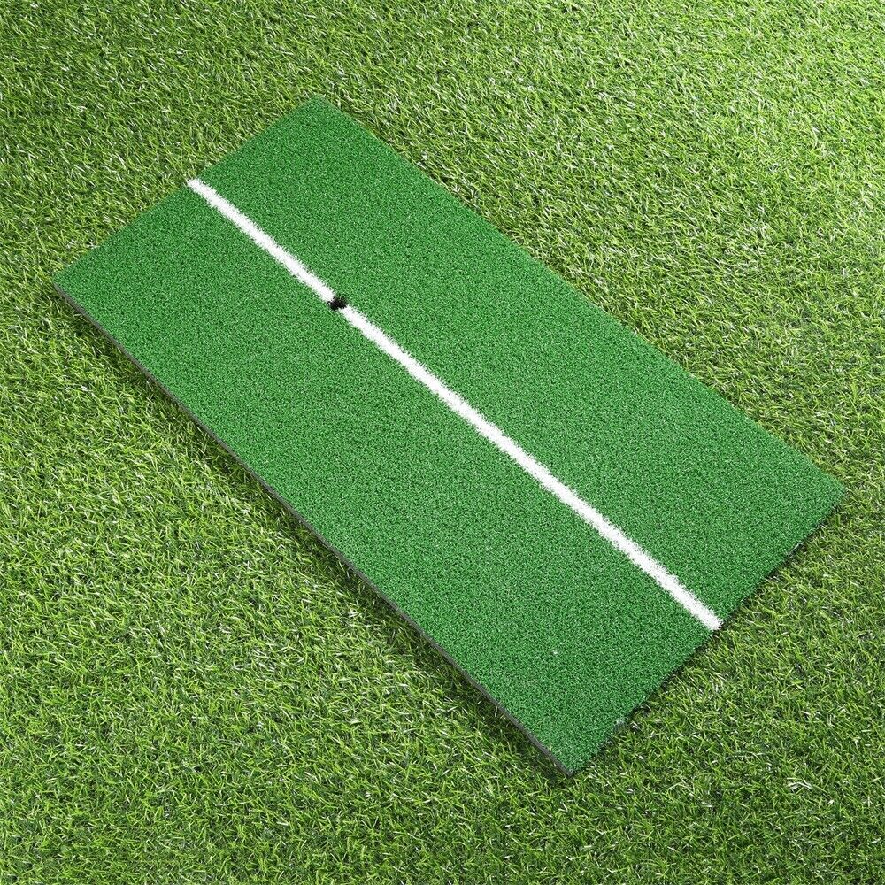 PGM Outdoor Game Nylon And EVA Golf Training Mat 30x60cm Residential White Line