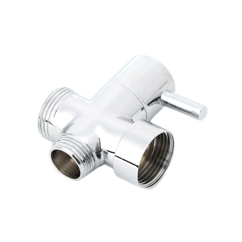 Brass Shower Arm Diverter Valve Bathroom Universal Shower System Chrome 2 Way