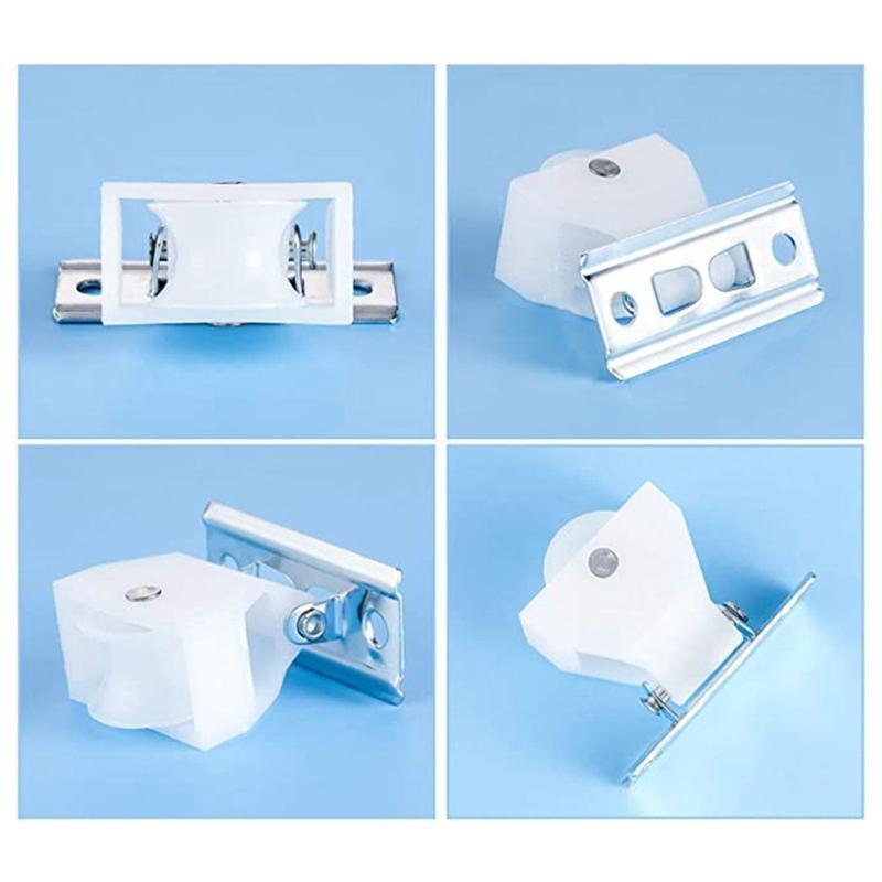 4Pcs Drapery Hardware Cord Pulleys Window Blind Lock for Roman Pleated Shade