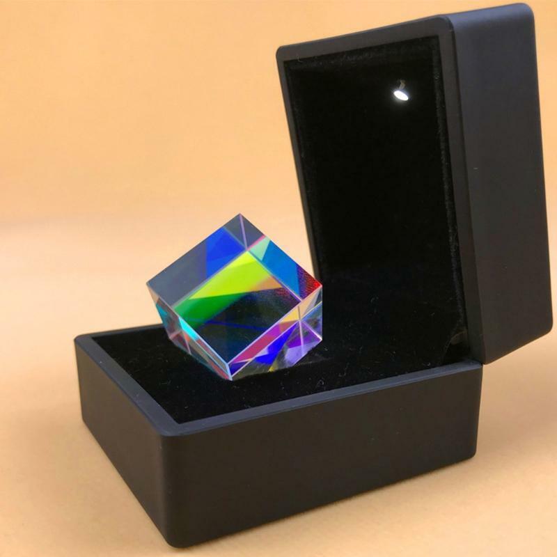 Color Prism Square Prism Optical Glass Lens Experiment Instrument Color-collect