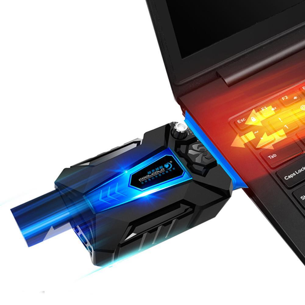 Cool Cold 5V USB Mini Laptop CPU Cooler Air Extracting Exhaust Cooling Fan