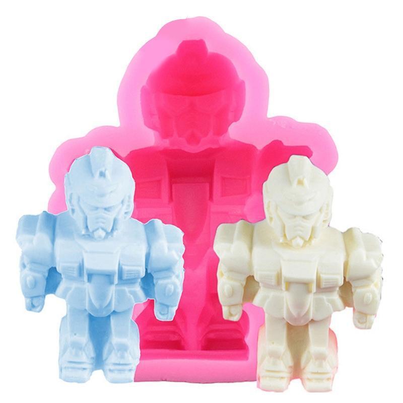 DIY Robot Shape Baking Mold Birthday Cookie Tools Cake Decorating Tools