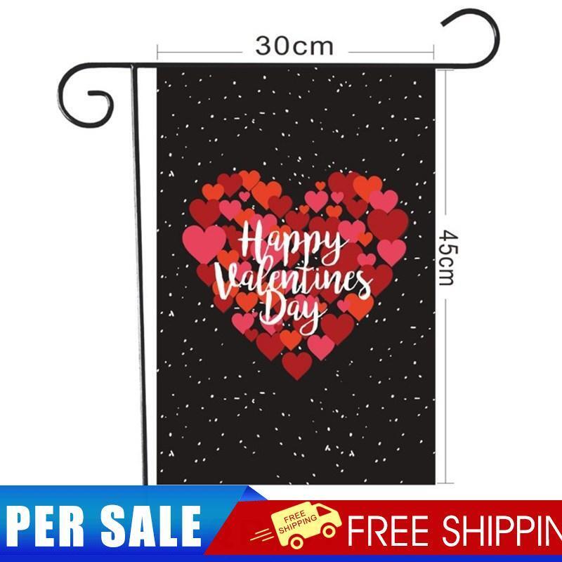 Welcome Garden Flag Double Sided Decorative Hanging Linen Banner
