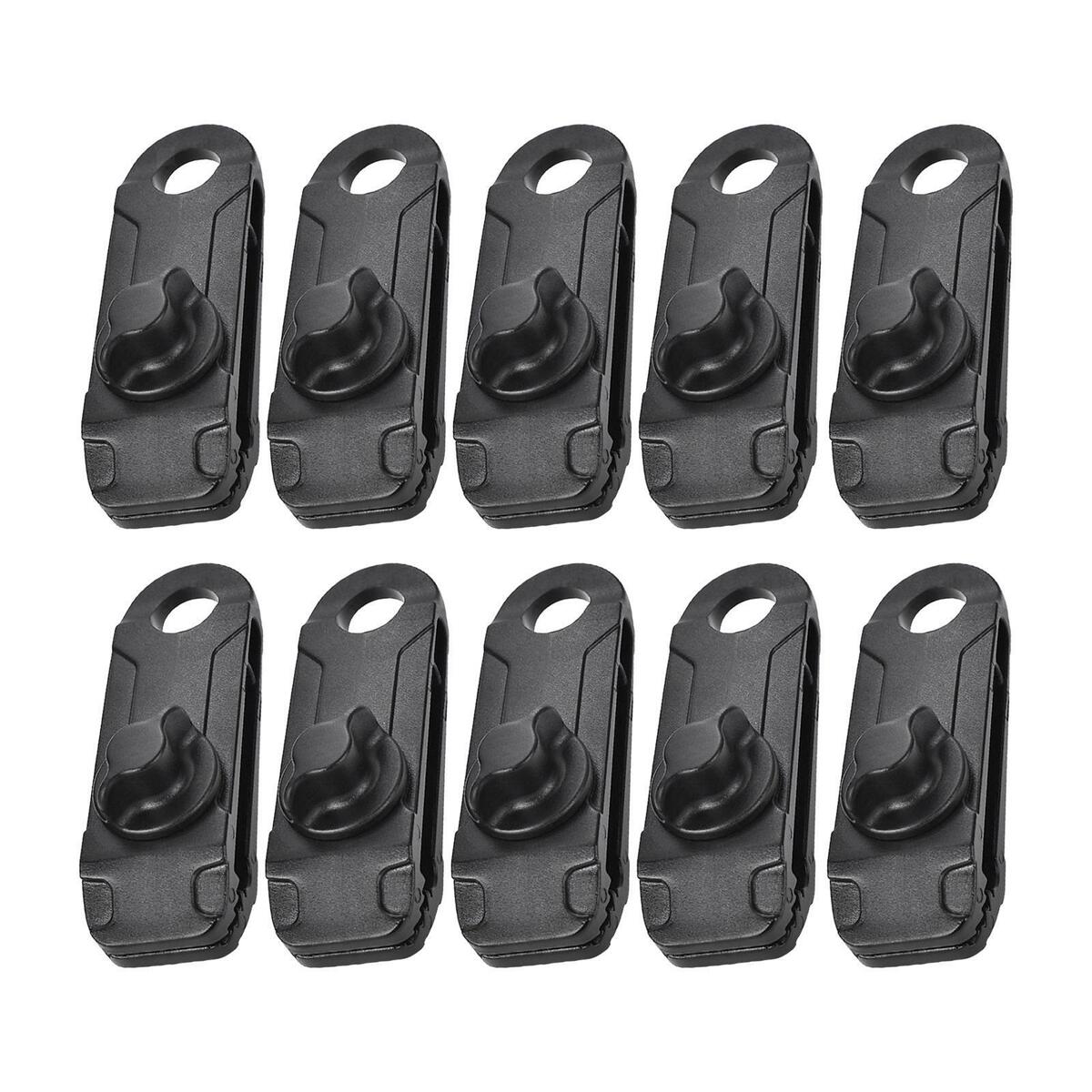 10Pcs Tent Canopy Cloth Clips Windproof Large for Projector Screen Wind Rope