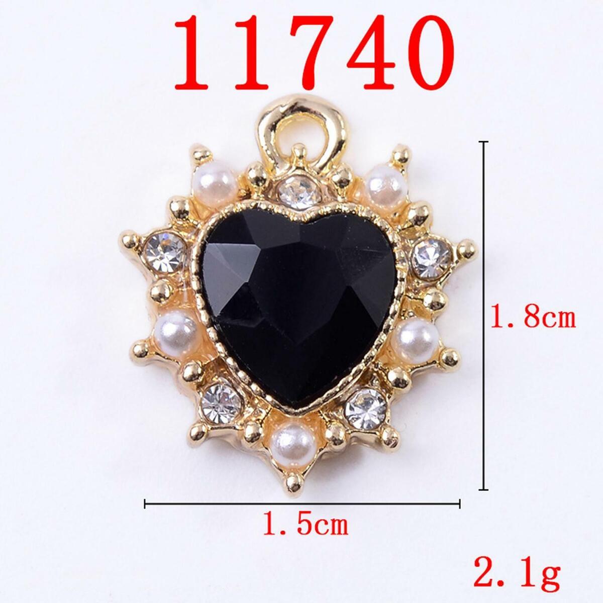 18 Pieces  Charms Pendants Mixed Craft DIY for Keychain Jewelry Making