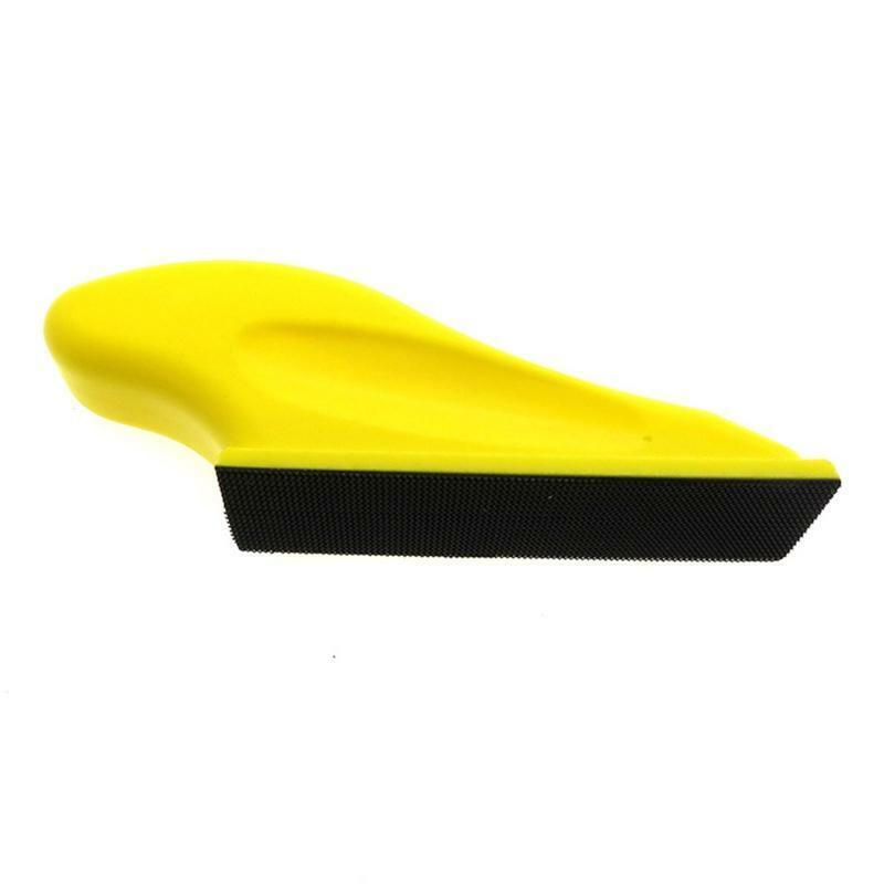 2 Piece Practical Hand Sanding Block Sanding Disc Holder for Furniture Polishing