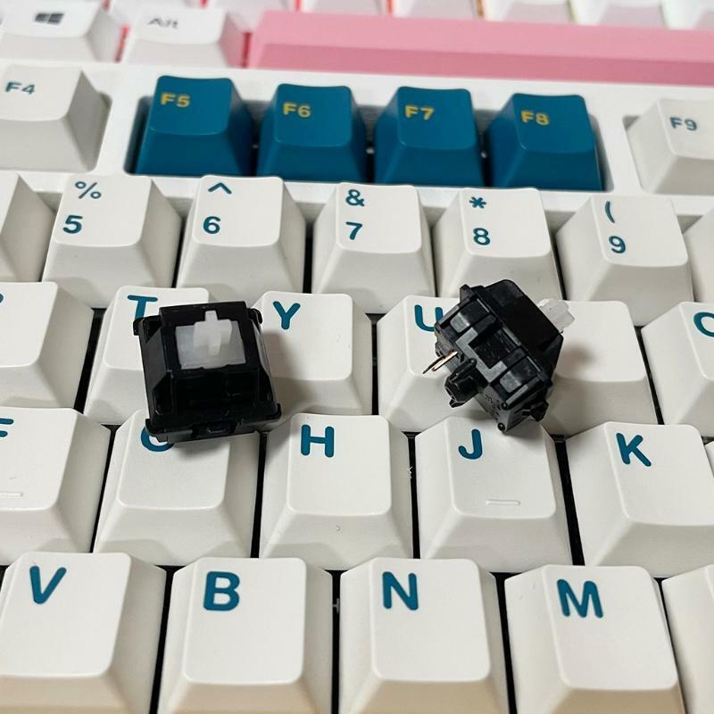 RGB Piano Switches SMD Fully POM Keyswitch for Mechanical Keyboard 5pin 63.5g
