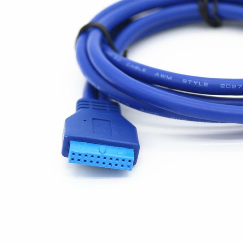 5Gbps 20in 20Pin to Usb 3.0 Cable Motherboard Chassis Rear Pci Baffle Line