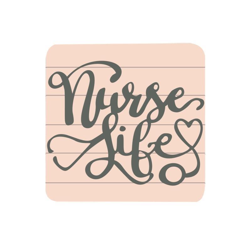 Nurse Day Tiered Tray Decor 6pcs/set Printed Board Home Hospital Items Signs