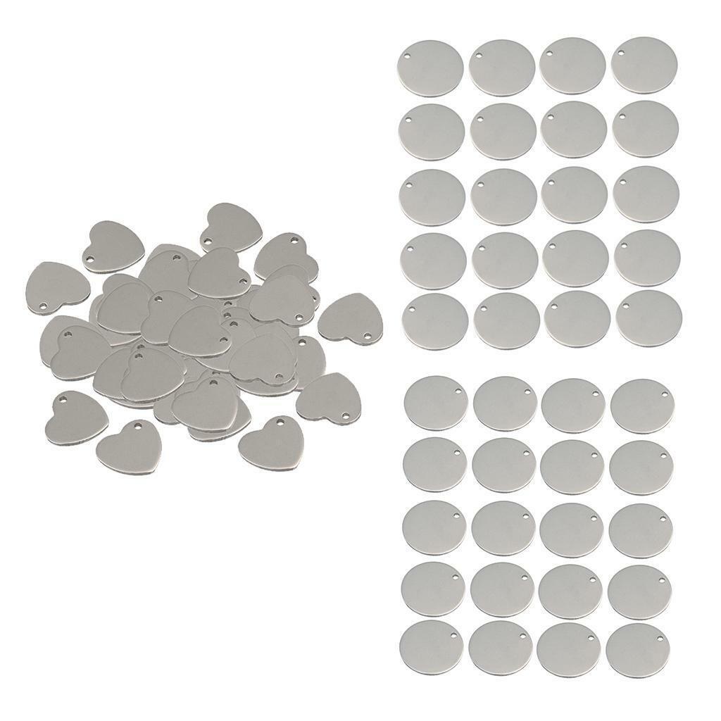 90x Stamping Tag Blank Charms  Bronze Pendants Tags Jewelry Tags Making