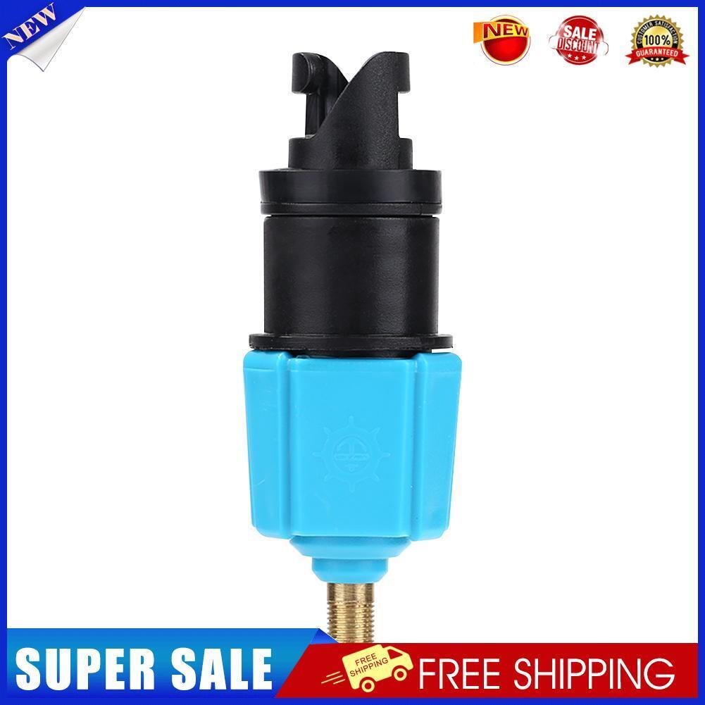 Air Valve Adapter Kayak Rowing Boat Pumps Adaptor for SUP Board (Blue)