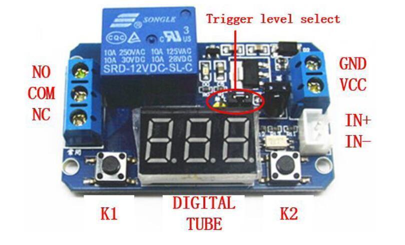 Multifunctional Programmable Timer Relay Control Module with Remote Control