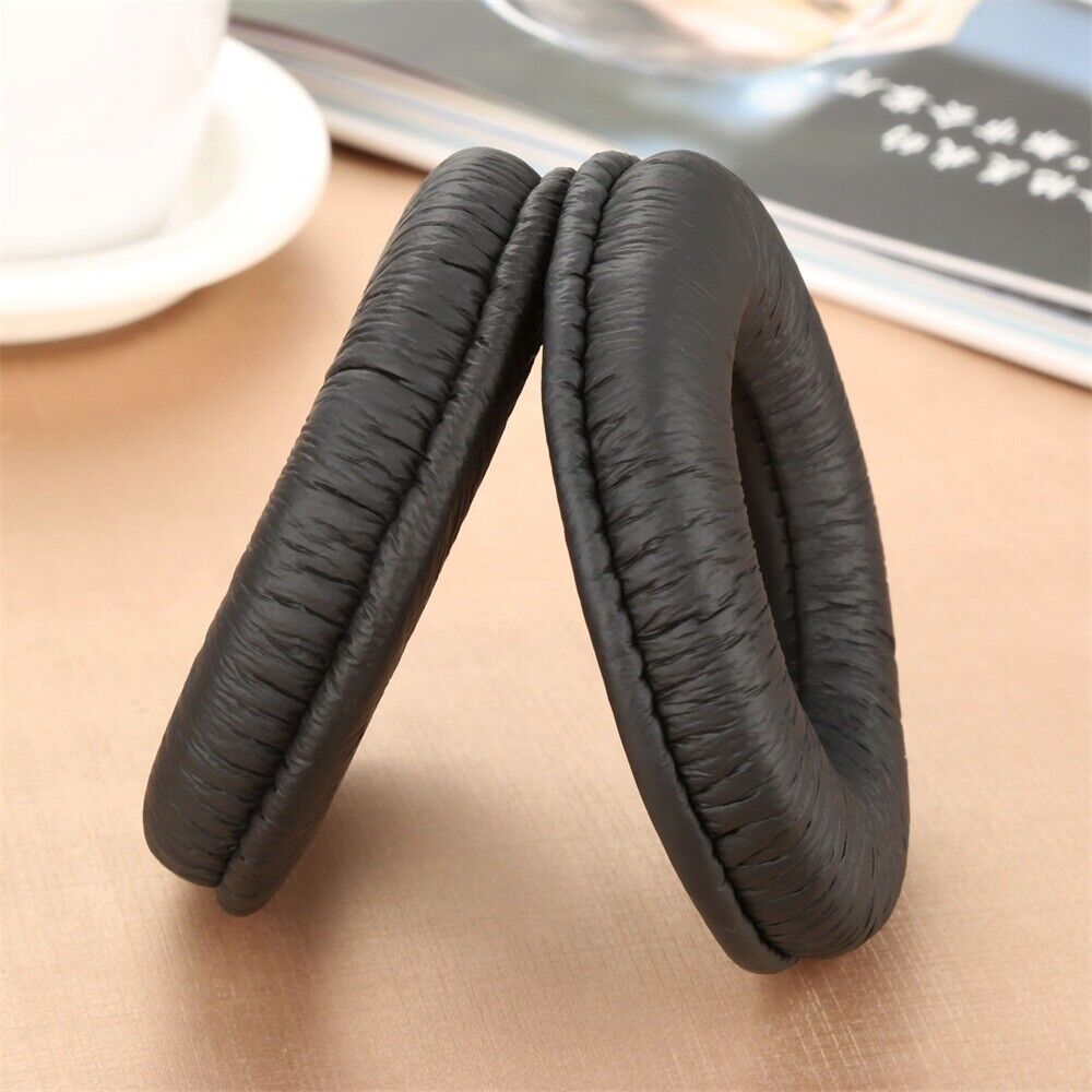 1×Black Leatherette Ear Cushion Kit Cover For Headphones Panasonic RP-HT161