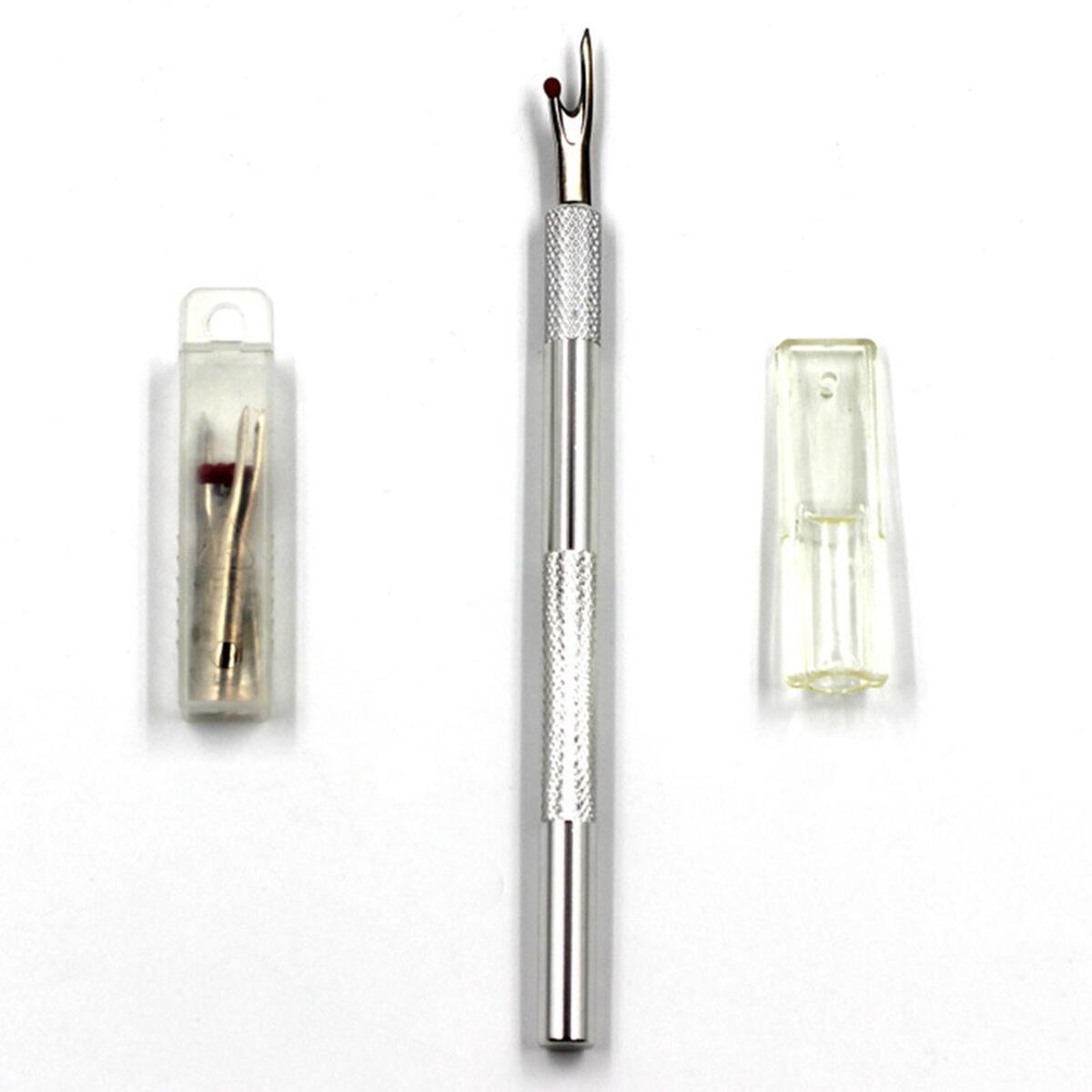Stainless Steel Handy Seam Ripper with Replacement  Opening Seams DIY