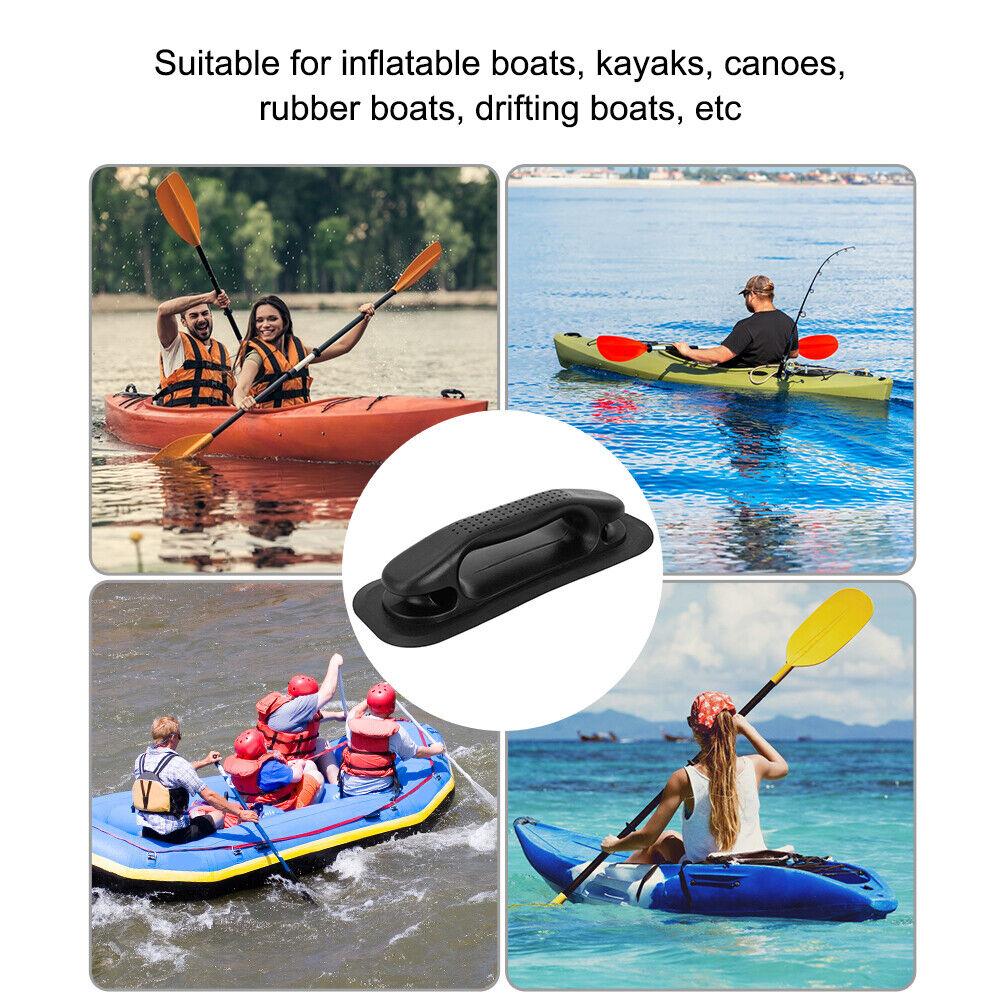 Kayak Carry Grab Handles PVC Dinghy Canoe Fishing Boat Handrail Tool (2pcs)