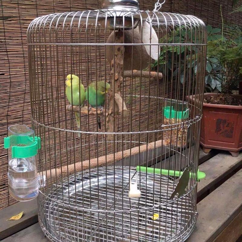 2Pcs Water Feeders for Birds Water Dispenser Automatic Food Feeder for Cockatiel