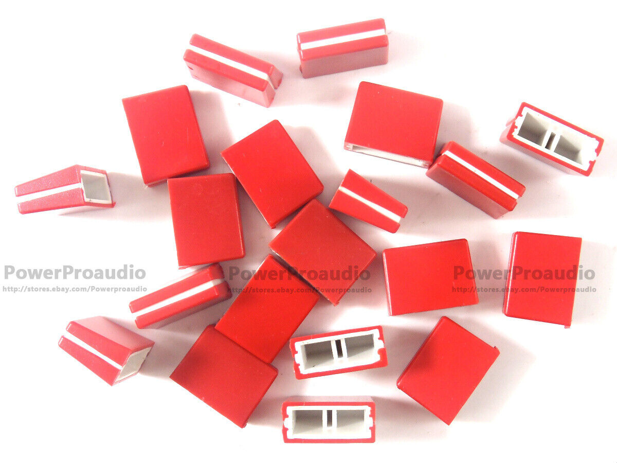 10PCS REPLACEMENT PIONEER FADER CROSSFADER KNOB DJM800 DJM700 DAC2371 Red