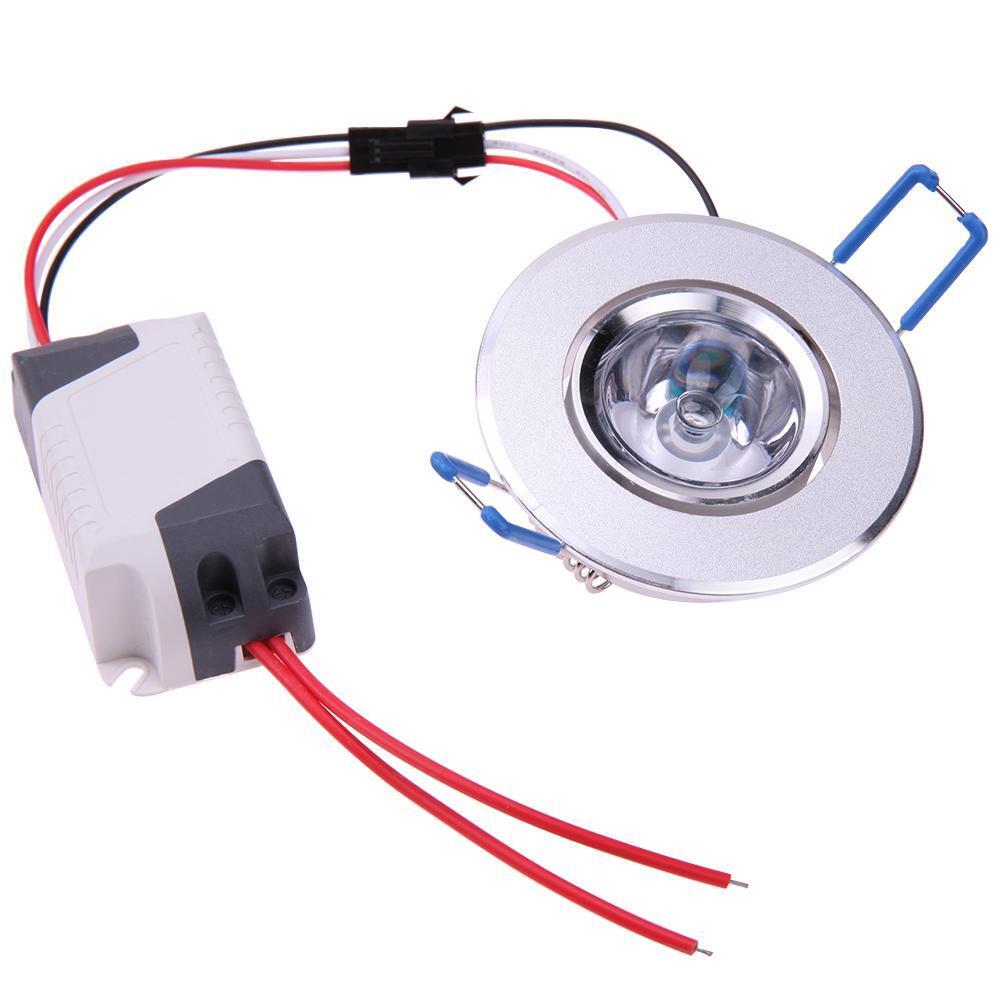 3W RGB Downlight AC85-265V Ceiling Light Lamp Spot Light w/ Remote Control