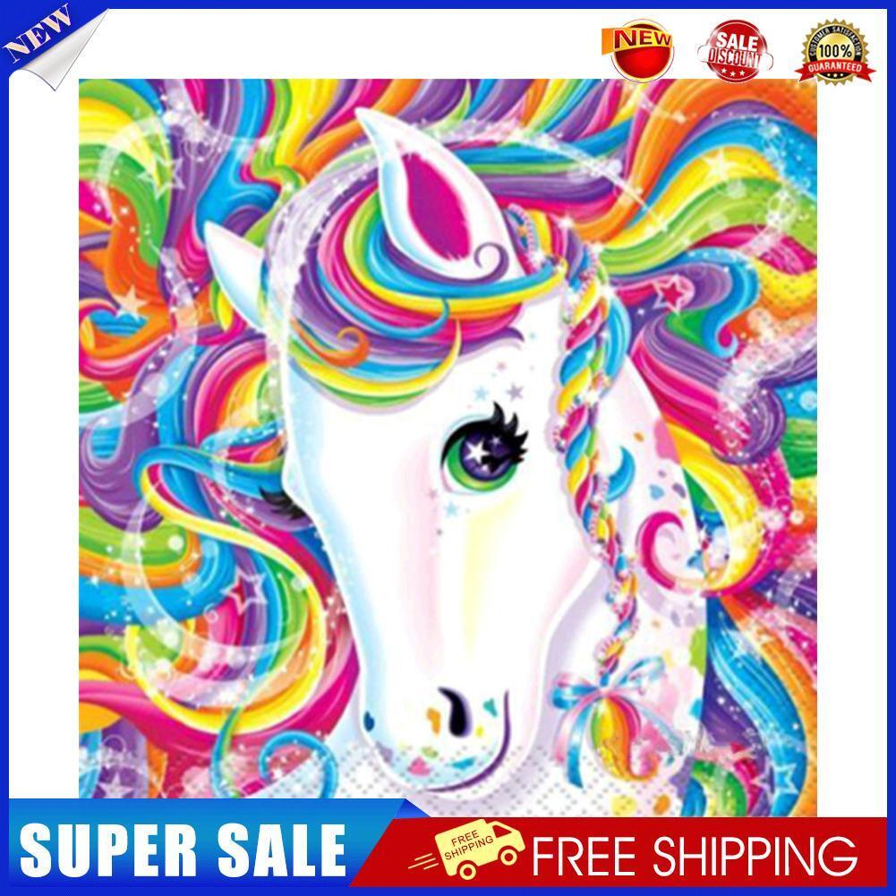 Full Drill Horse Painting 5D Diamond Mosaic Embroidery DIY Cross Stitch Kit