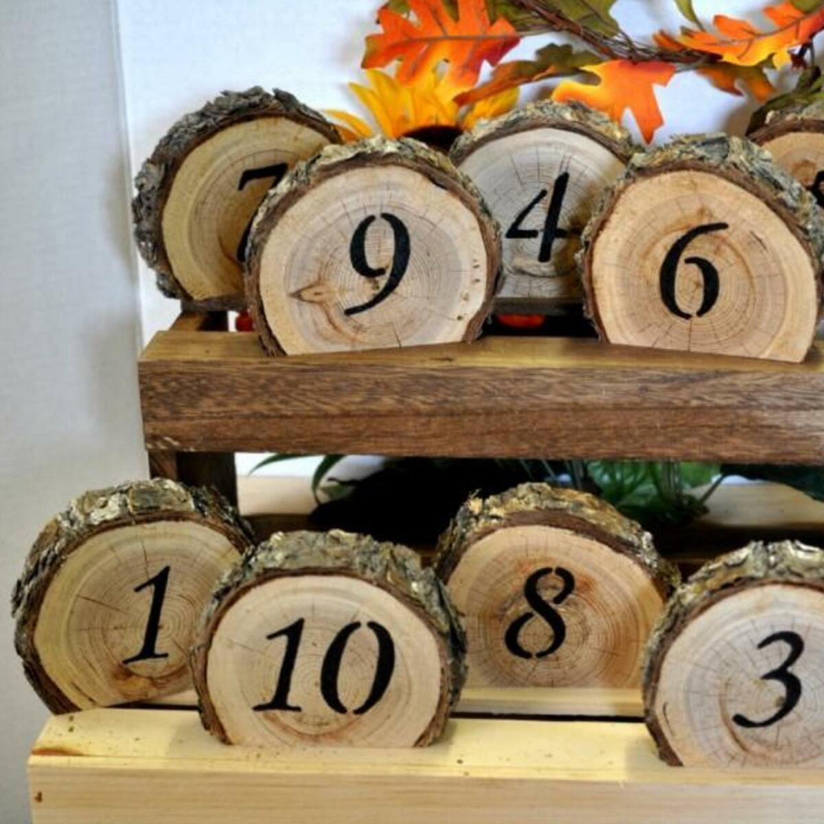 Rustic  Wooden Table  Wedding Birtay Party Centerpieces Decor