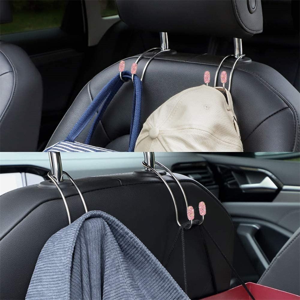 Headrest Bag Rack Seat Back Organizers Car Hangers Backseat Storage Hooks