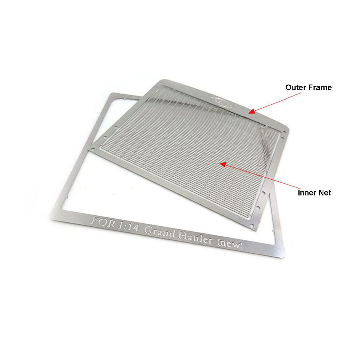 NEW Air Inlet Grille Frame for 1/14 Tamiya New King Grand Hauler RC Tractor A2UK