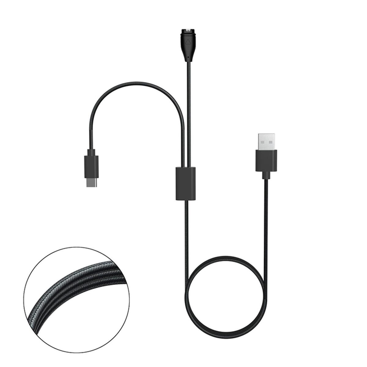 USB Fast Charging Data Cable Type C Charging Station Braided Wire for Watch