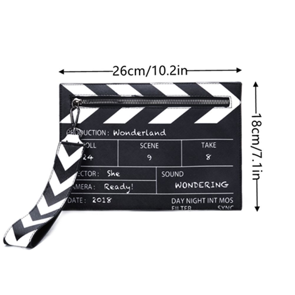 Women Girl Letters Clutch Bag Shoulder Bag Crossbody Movie Prop Design Handbag