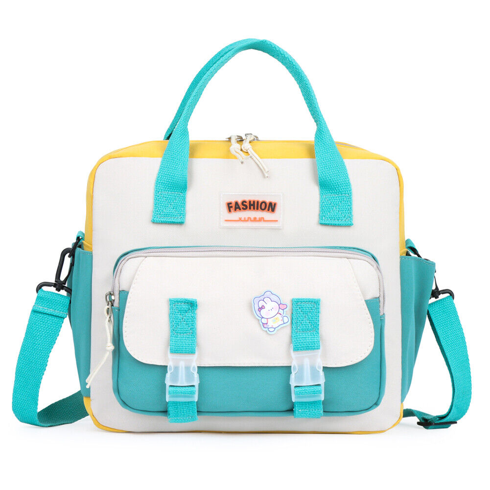 Multifunctional Backpack Schoolbag Cute Teenager Girls Shoulder Bag (Green)