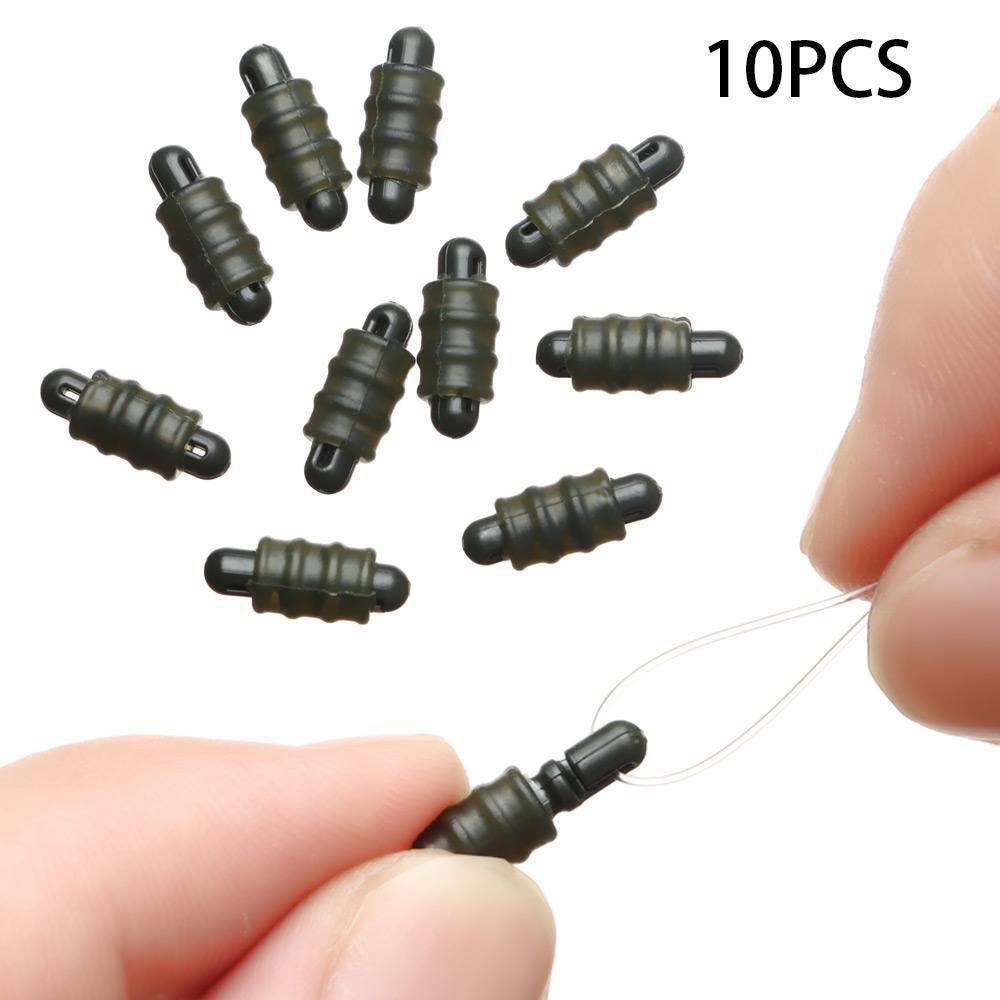Fishing Feeder Line Holder Trough Fishing Rigs Connector Bead Terminal Bead