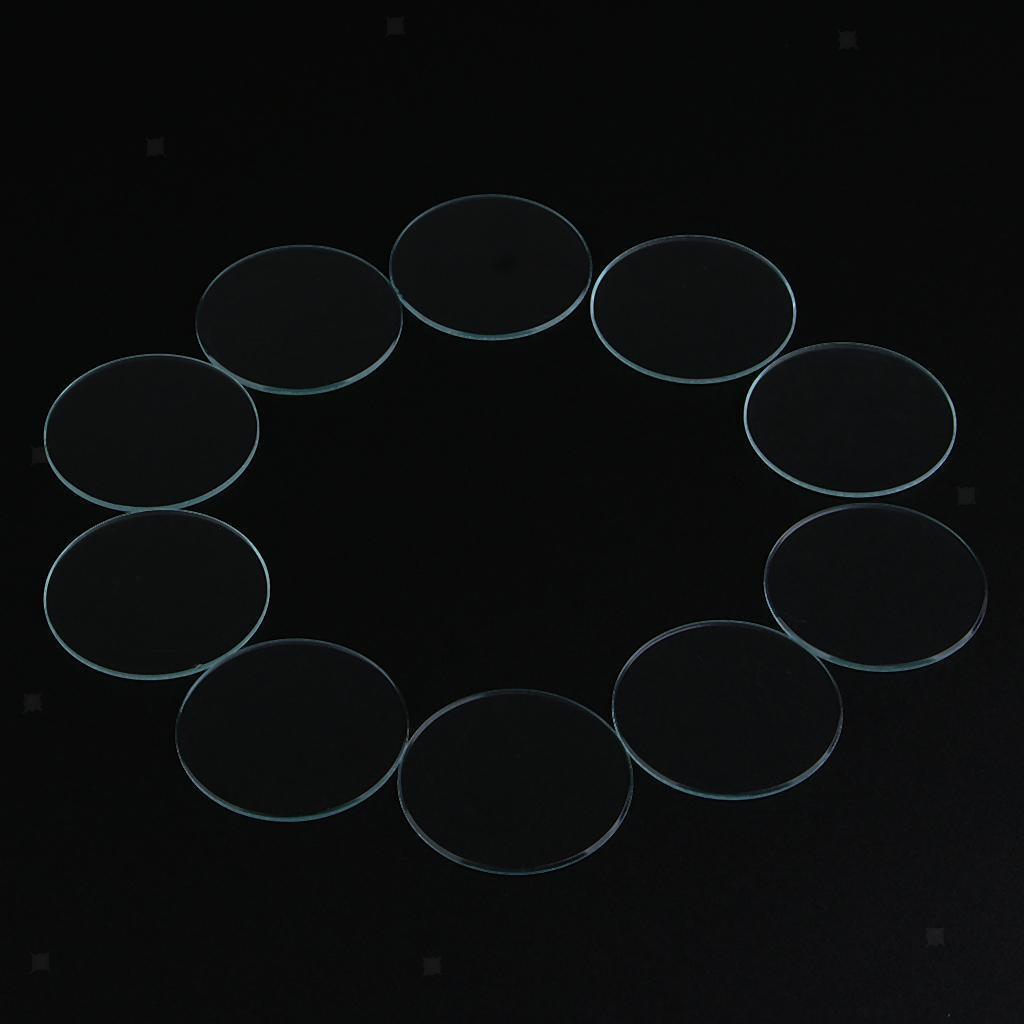 20Pcs 1mm Thick Flat Mineral   Replace Parts Watchmaker