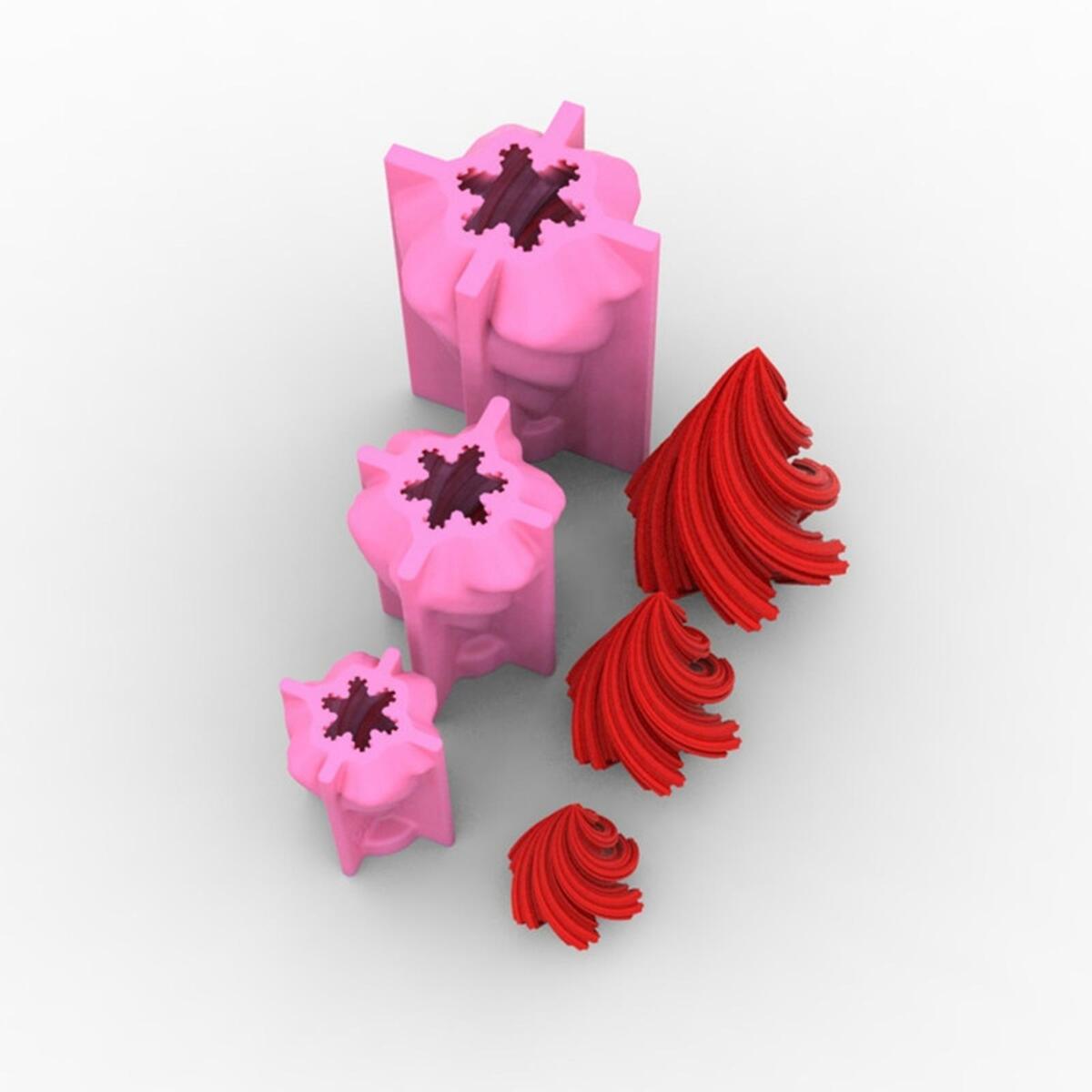 Silicone Candle Molds Abstract Art  Mould Reusable for Candle Making
