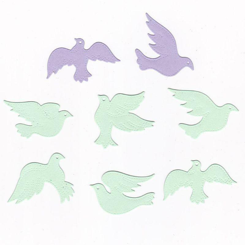Pigeon Metal Cutting Dies Stencil DIY Scrapbooking Album Stamp Paper Card Crafts