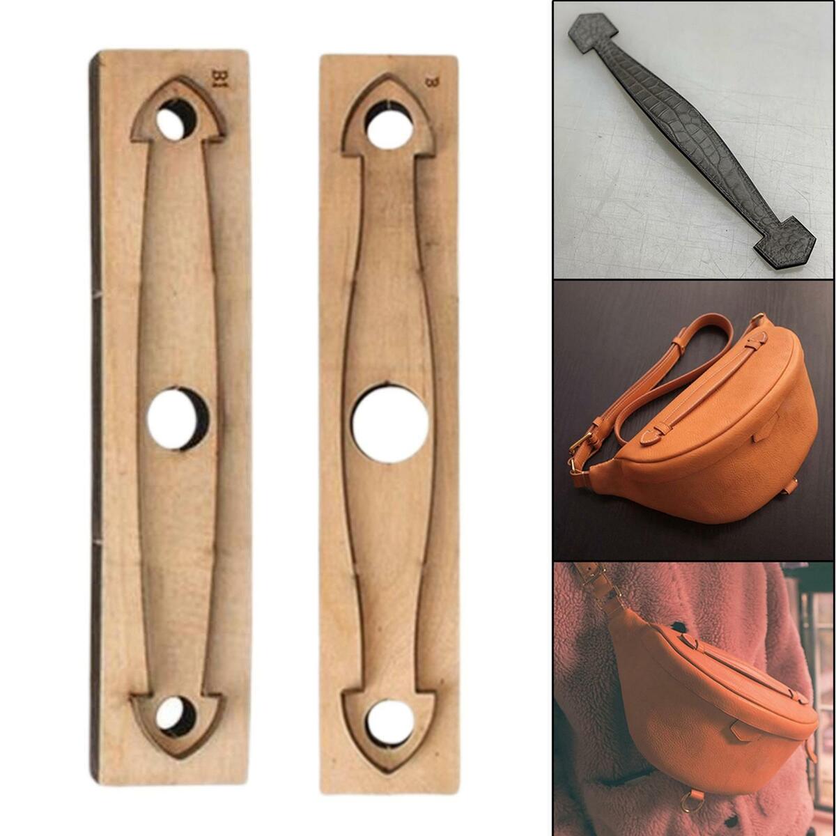 2x Steel Leather Craft Dies Bag Handle Strap Cut Mold Purse Making Tool
