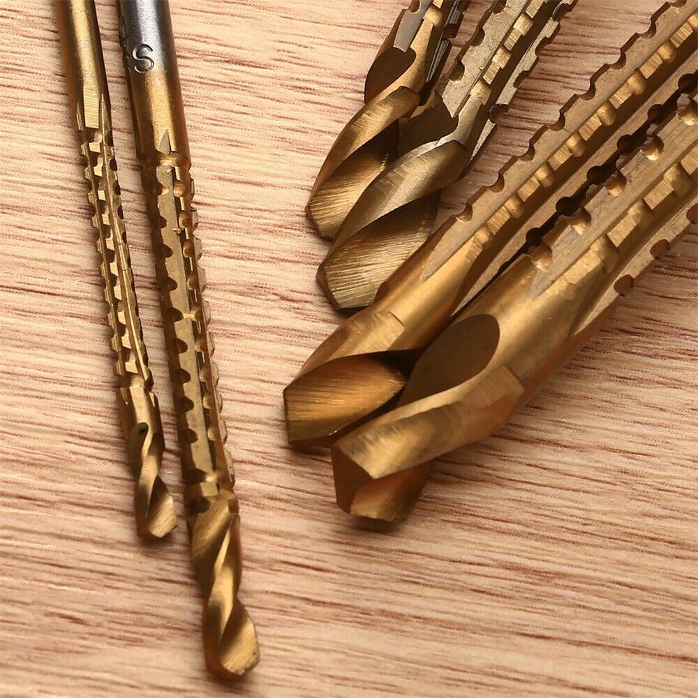 3/4/5/6/6.5/8mm HSS Drill & Saw Bit Set Cutting Metal Plastic Wood Rotary Tool