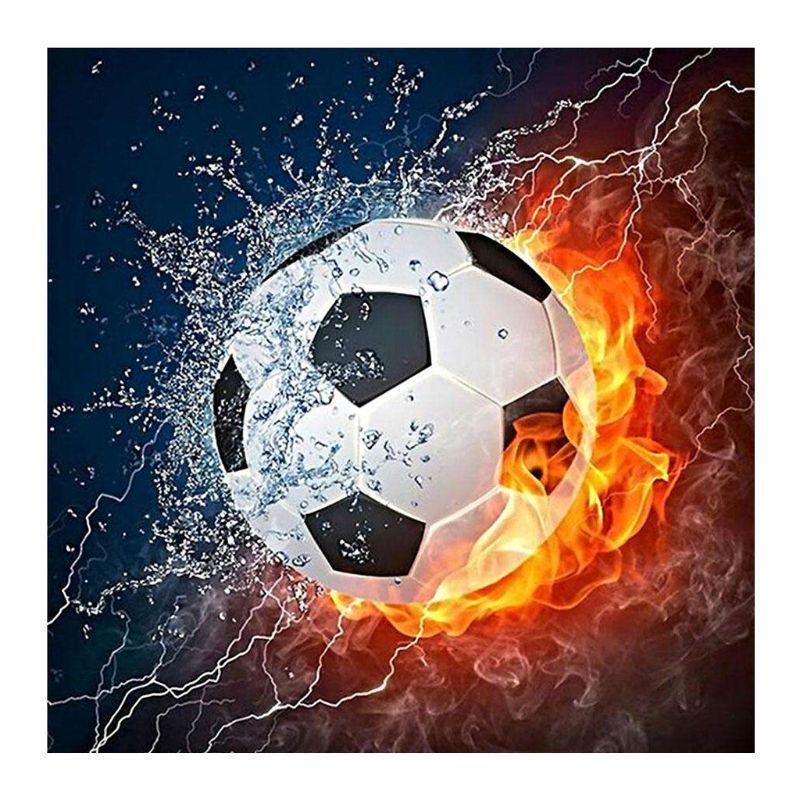 Exquisite Football Diamond Art Painting Kit  Handmade Home Decoration for Kids