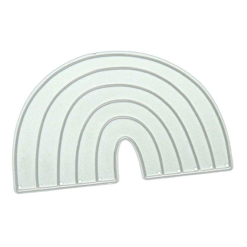 Rainbow DIY Metal Cutting Dies Stencil Scrapbooking Die Cuts Paper Cards Decor