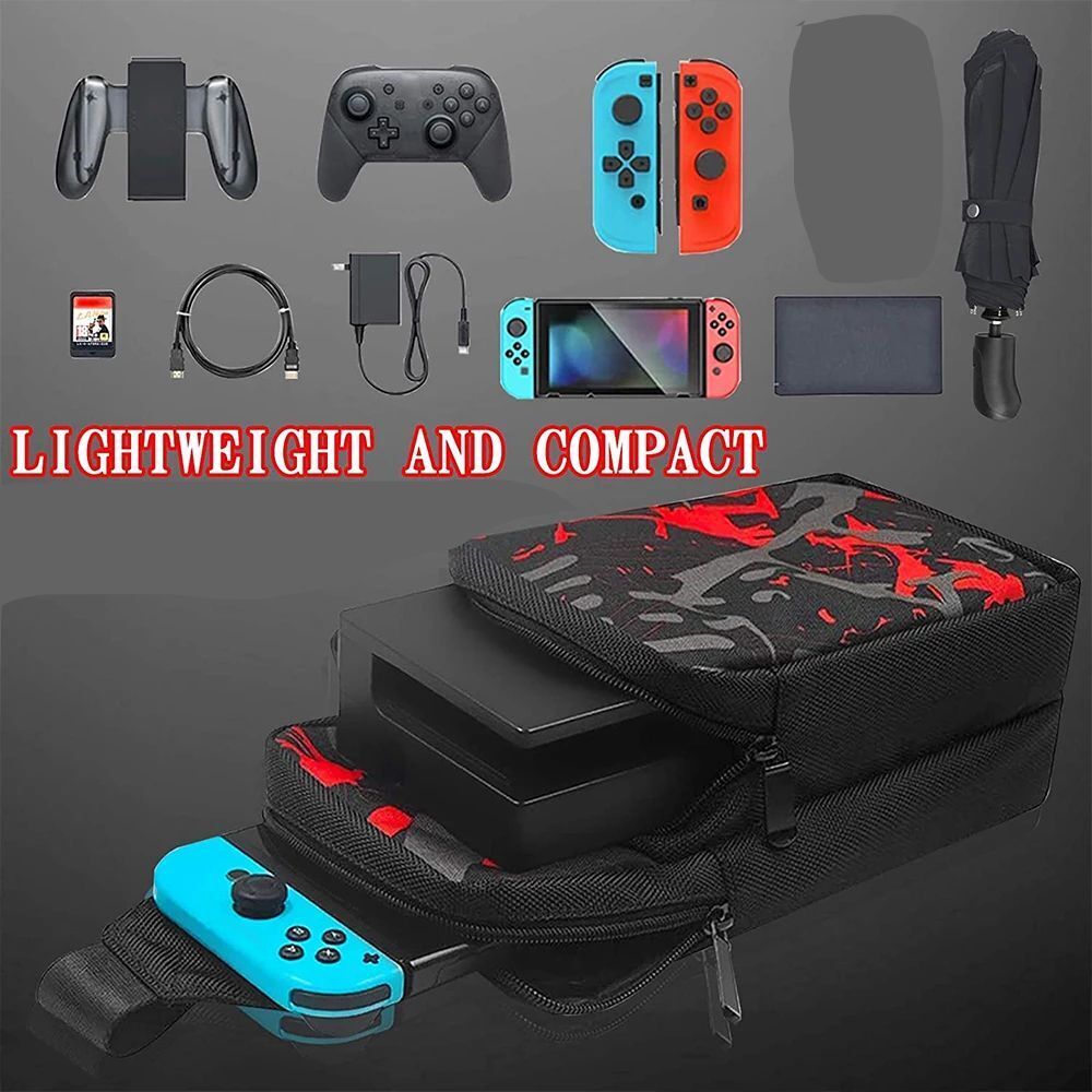 Travel Carrying Case Shoulder Storage Bag Crossbody Bag for Nintendo Switch