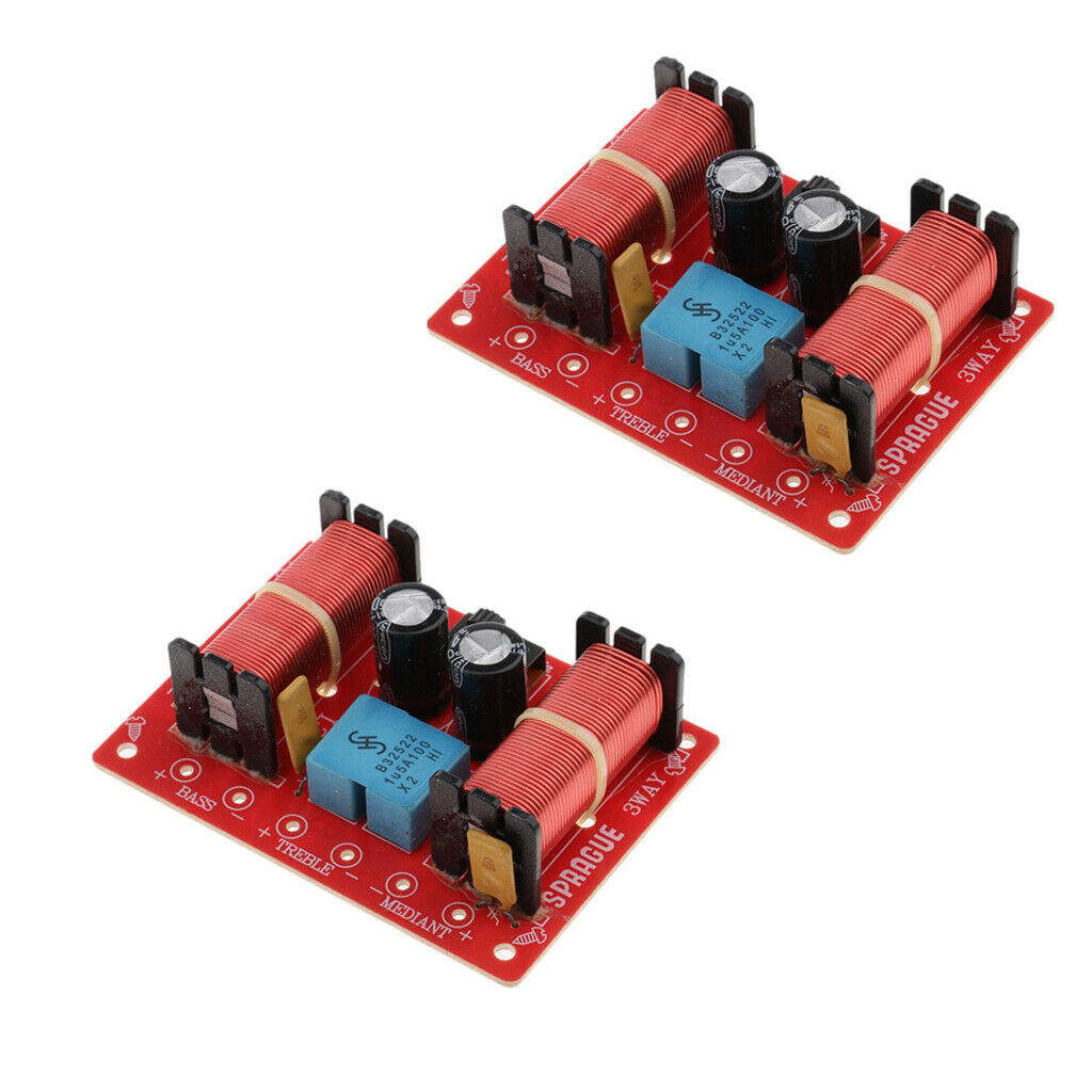 2 Pieces  Speaker Crossover  Filter Frequency Divider for