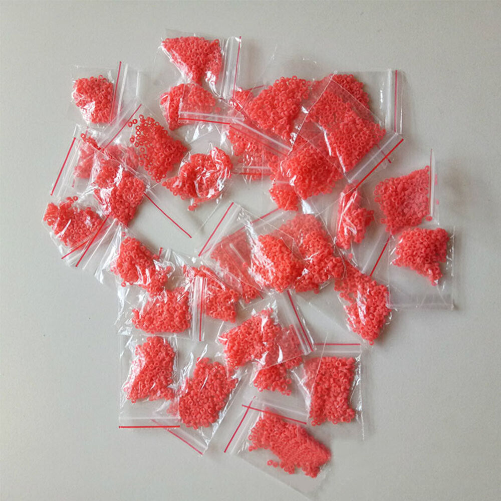 Rubber Bands Bloodworm Bait Granulator Red insect clip Fishing Accessories
