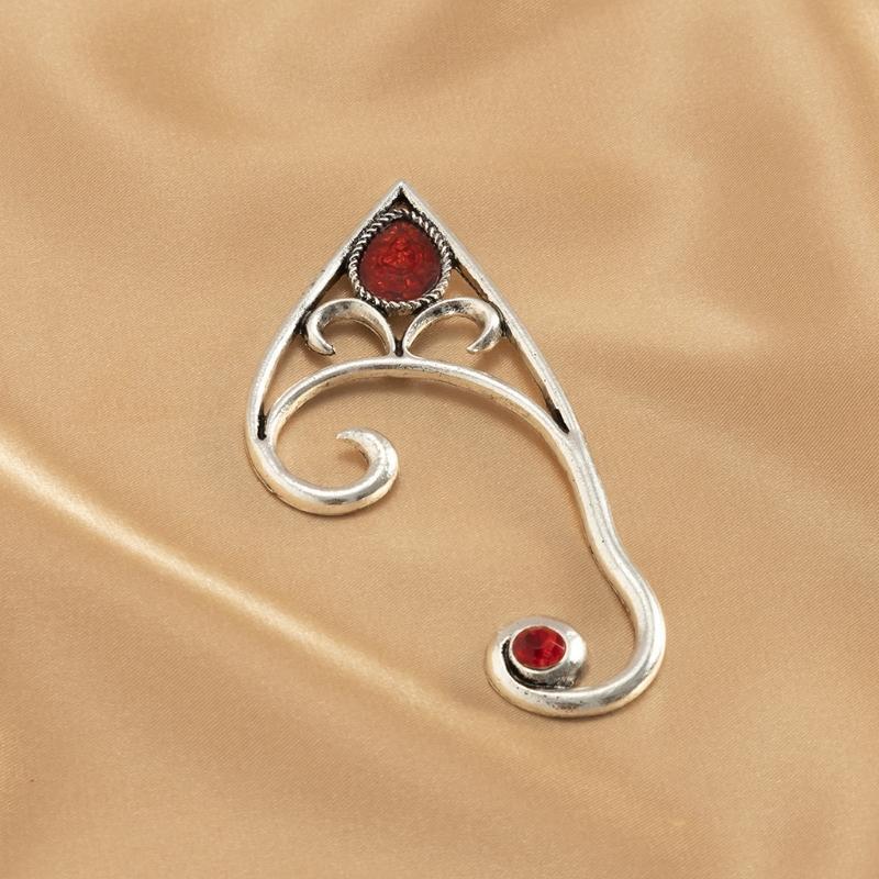 Fashion Hollow Ear Cuff Ear Clip Clip-on Ear Wrap Jewelry for Women Girls Fairy