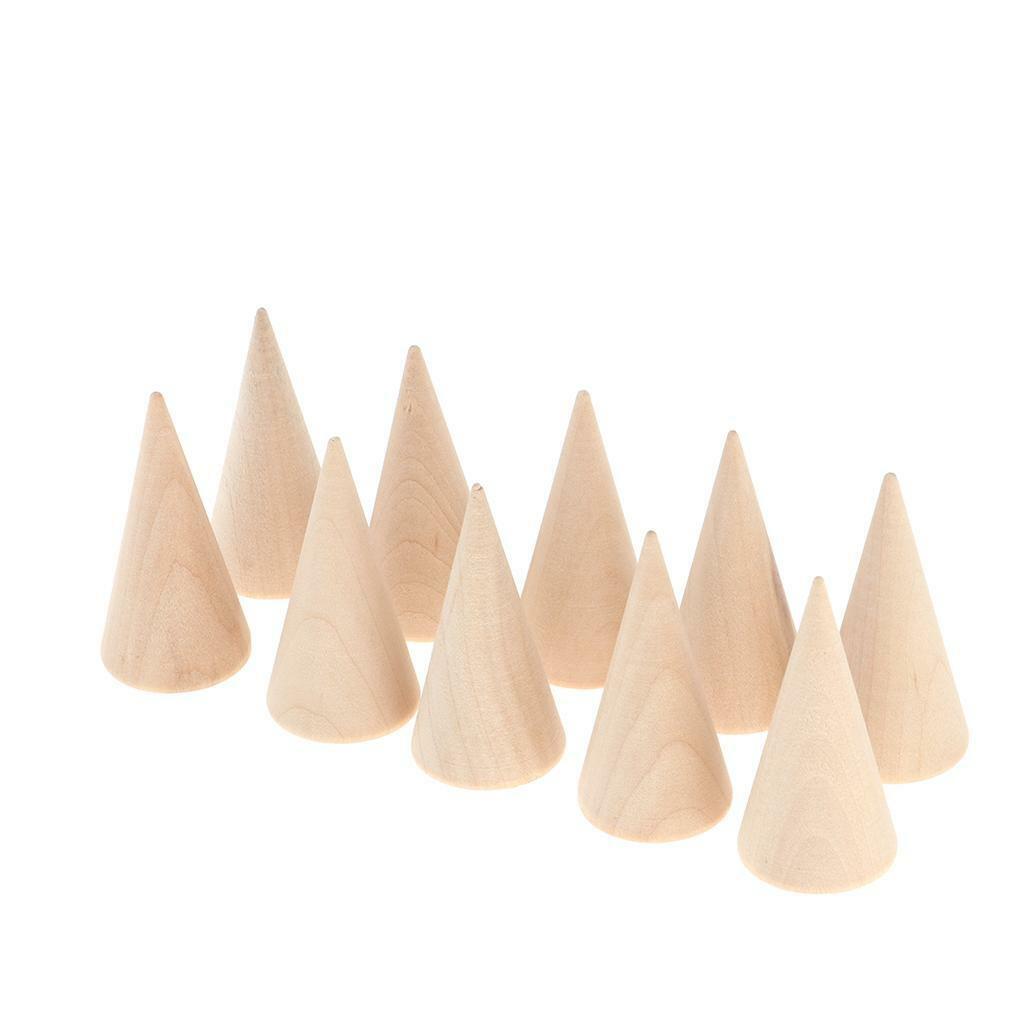 20Pcs  Ring Display Stand Multi Purpose Showcase Cone shape design