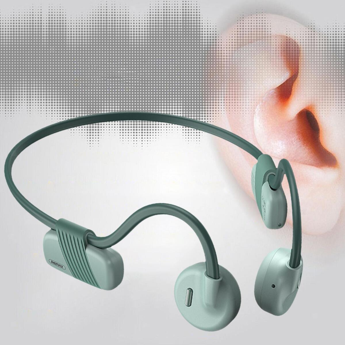 2x  Headphones with Mic IPX6 Waterproof for Bicycling Sports