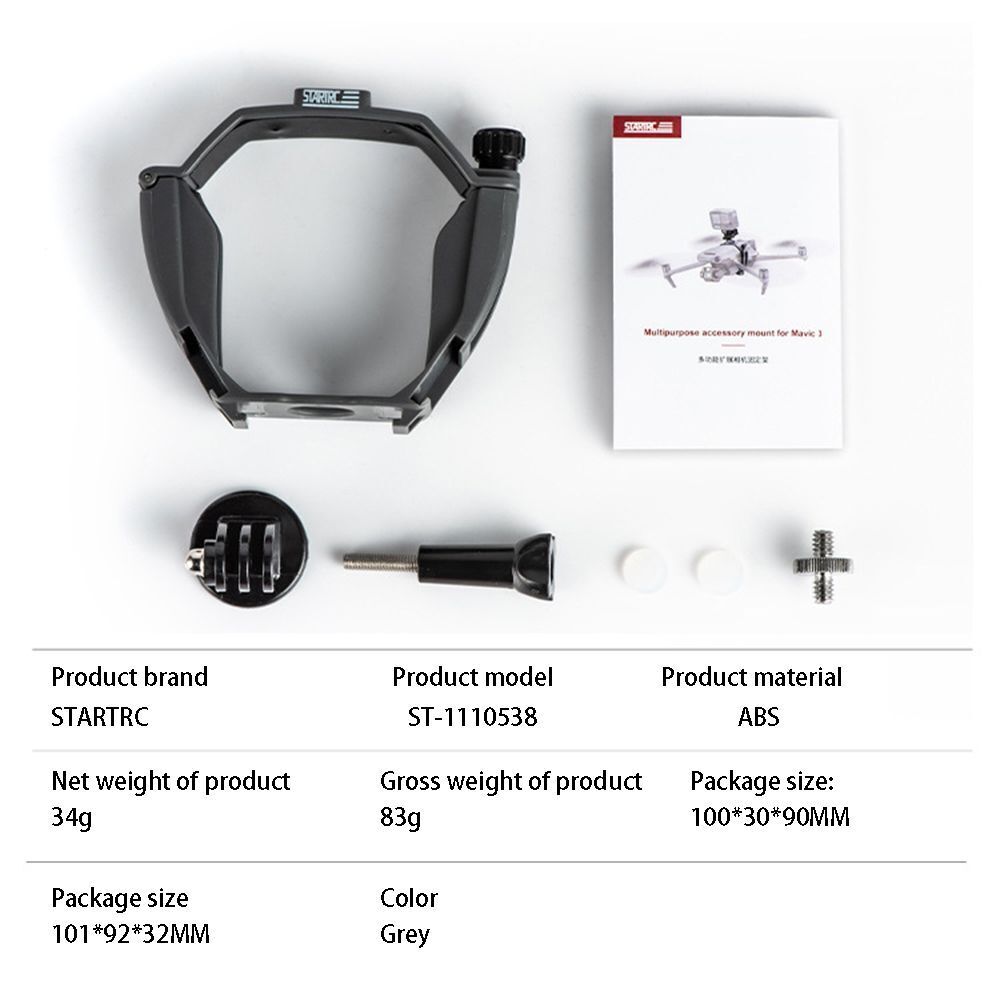 Transfer For Gopro Top Expansion Bracket For DJI Mavic 3 For DJI Mavic 3