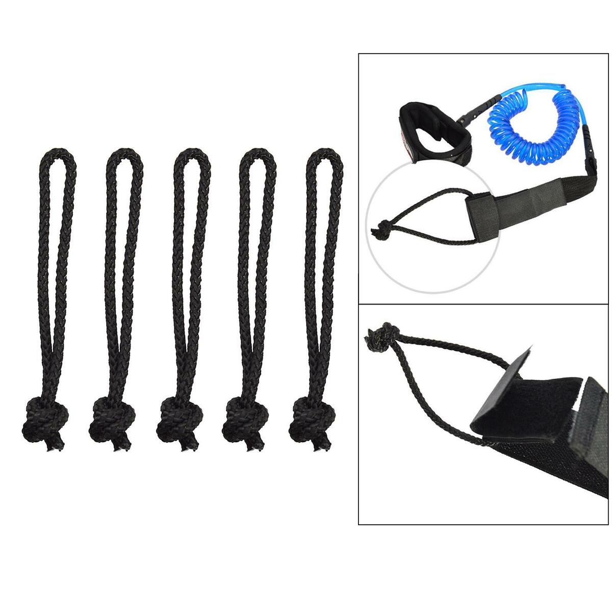 5 Pieces Leash Strings Cord for Surfboard Longboard Water Sports
